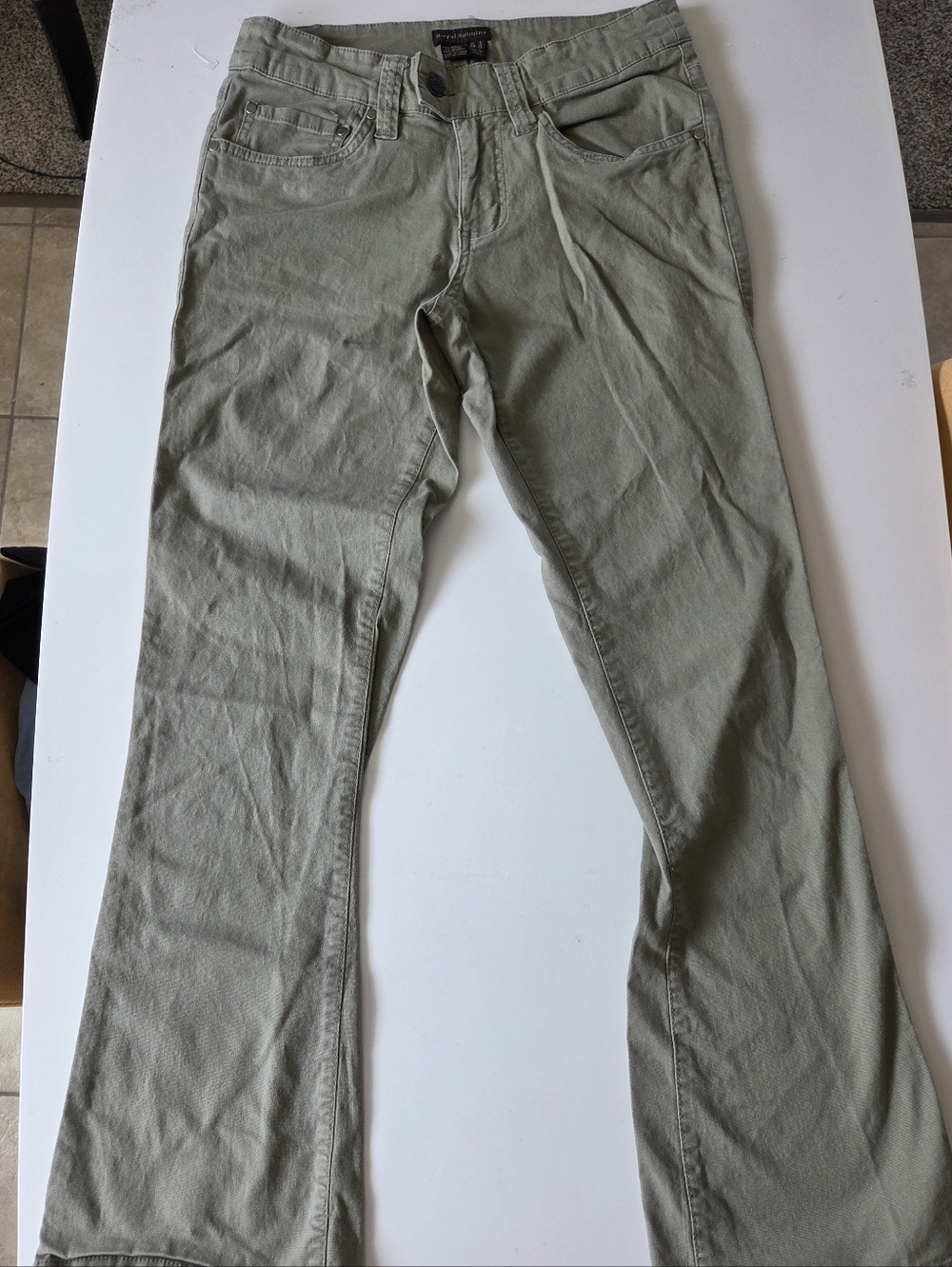 Royal Robbins Khaki Jean Trouser Sz 8